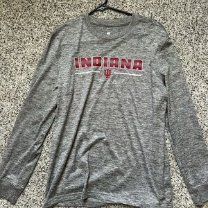 Gray Indiana Hoosiers - Long Sleeve Shirt
